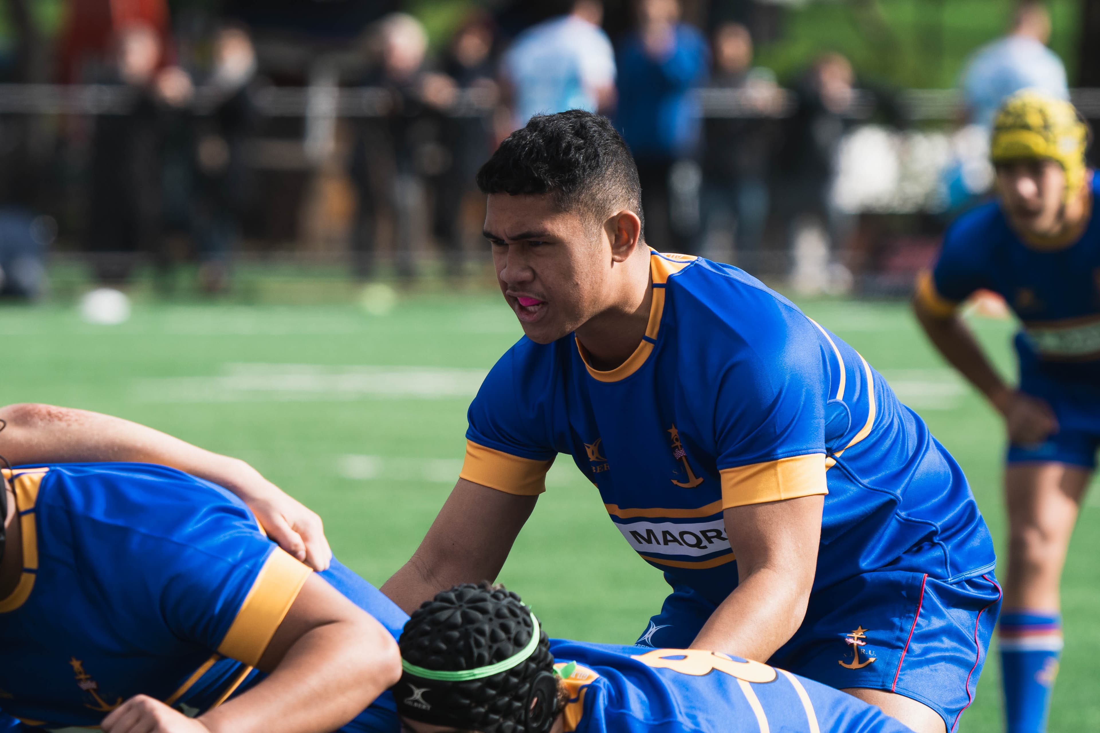 Sam Niulala in action for Sydney U16's