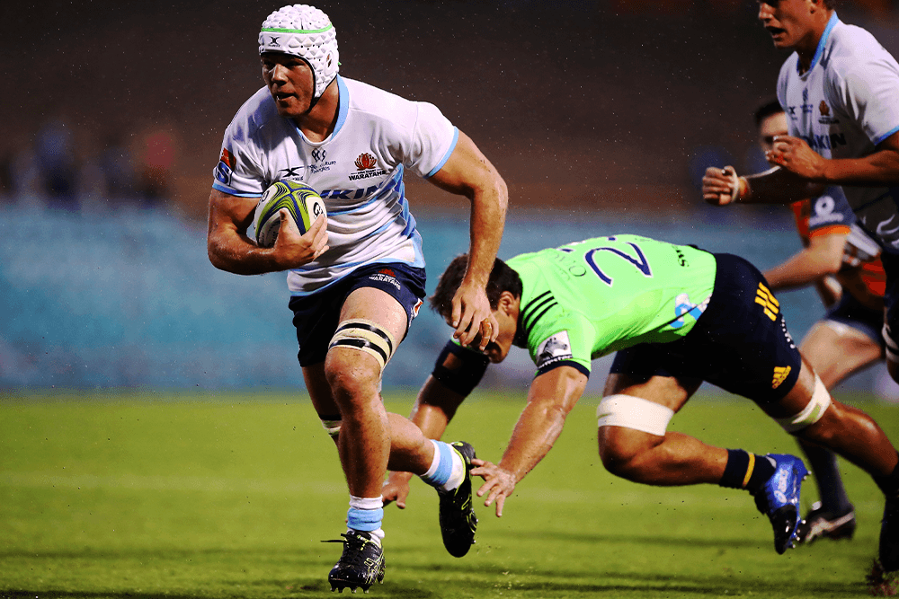 Carlo Tizzano is one of several Junior Wallabies who will feature at NSWRU HQ against the Brumbies. Photo: Getty