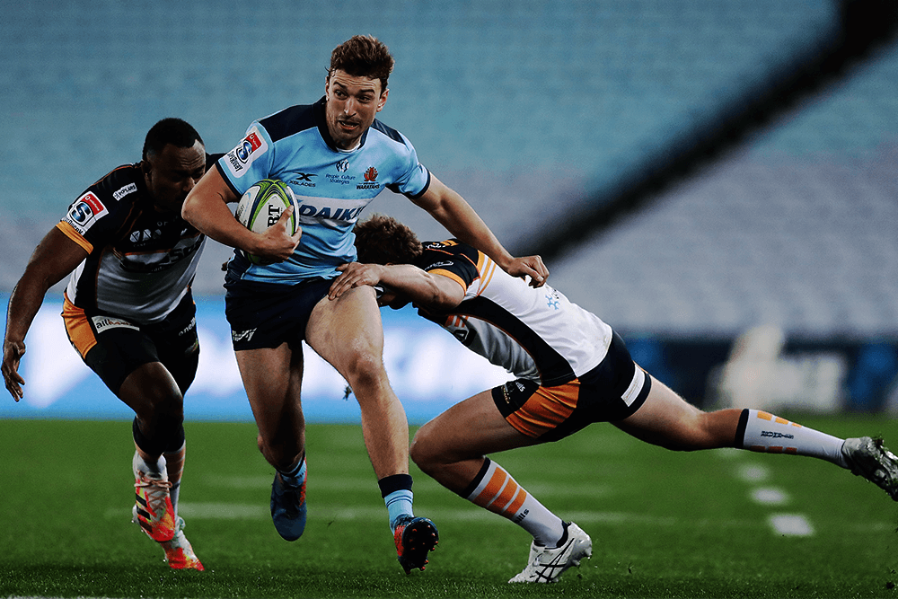 Ramm in action against the Brumbies in Super Rugby AU. Photo: Getty