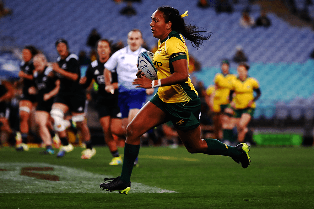 Murphy in action for the Wallaroos in 2019. Photo: Getty