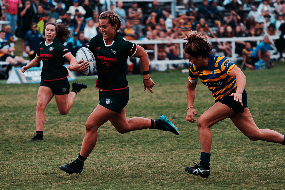 Arabella McKenzie in action for Randwick Magic in the Jack Scott Cup. Photo: Julius Dimataga