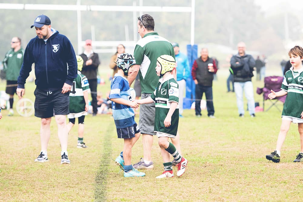 Kids Shaking Hands