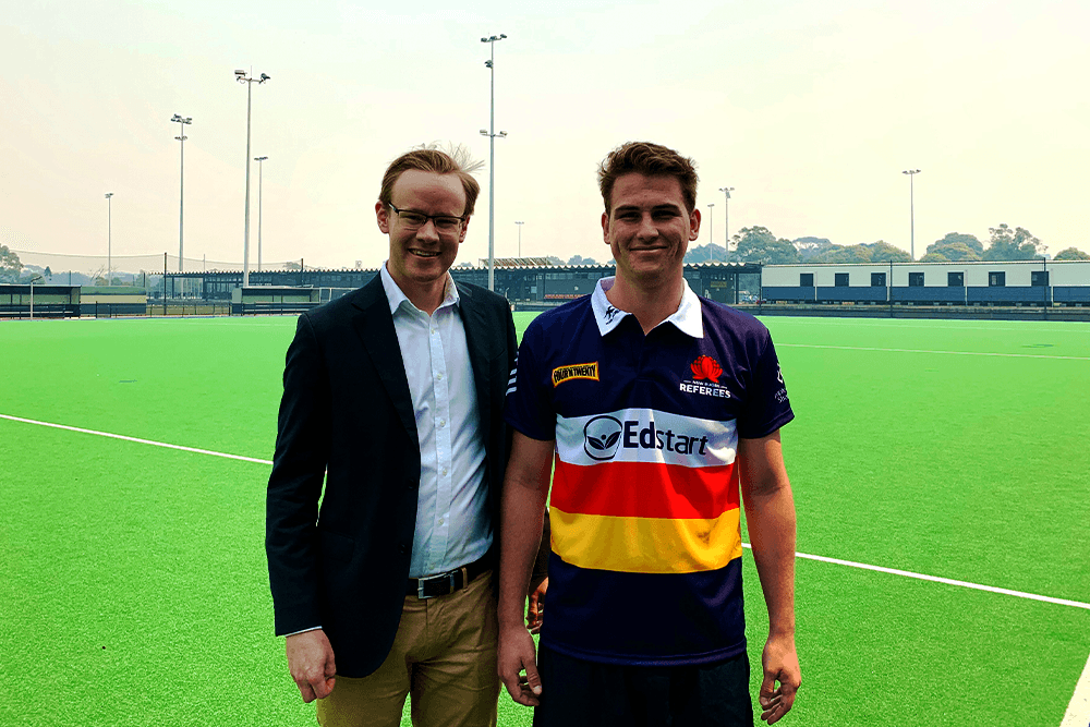 Edstart will be on the front of NSW Rugby referees in the Sydney Metropolitan area.