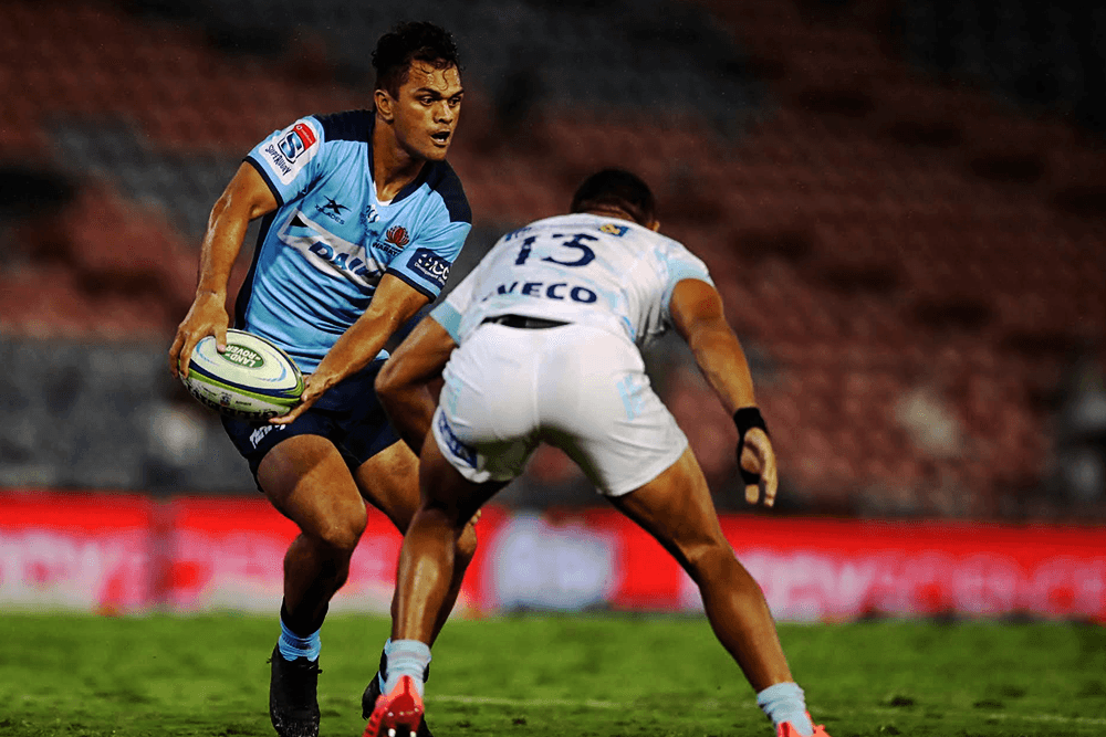 Hunt in action against the Blues in Round 2. Photo: Sproule Sports Focus