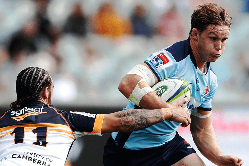 Michael Hooper becomes a seven-time winner of the Matt Burke Cup. Photo: Getty