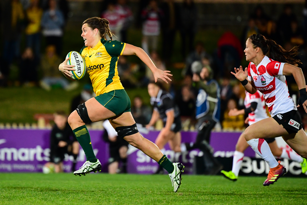 Grace Hamilton in action against Japan last year. Photo: Getty