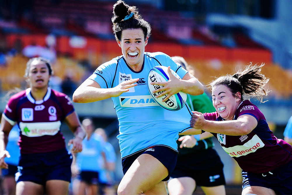 Maya Stewart in action for NSW. Photo: Karen Watson