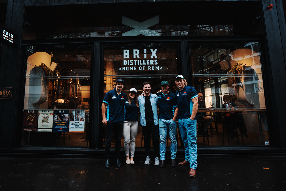 Brix Rum will supply the NSW Waratahs with sanitising products.
