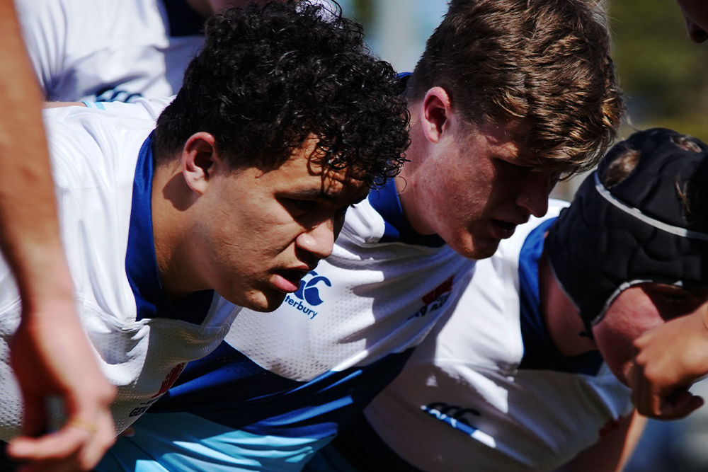 Malachi Hawkes (front) is one of 19 Waratahs heading to the Gold Coast