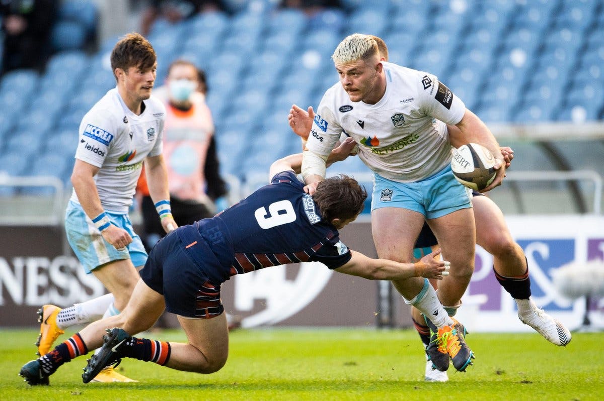 Tom Lambert in action with former side the Glasgow Warriors