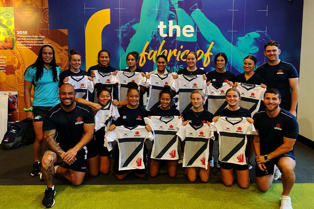 NSW Youth Girls 2 at their official jersey presentation.